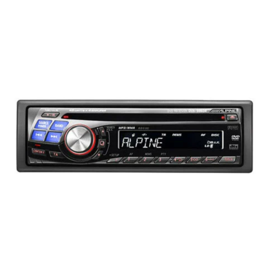 Alpine DVA-9860R Manual De Operación