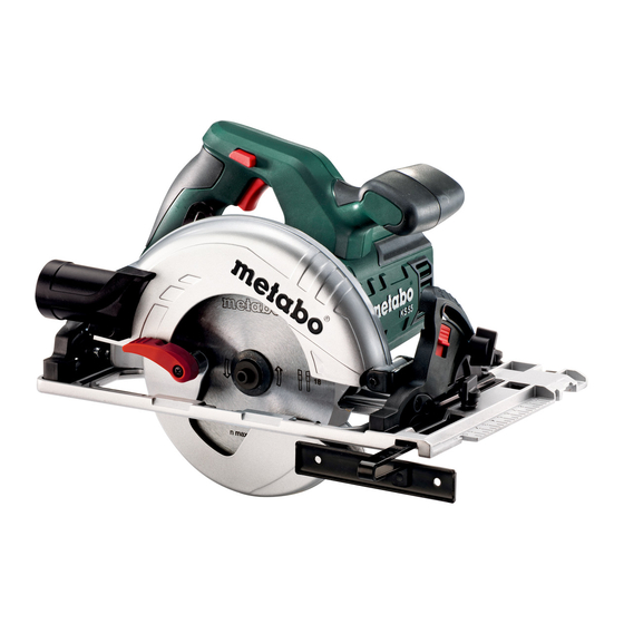 Metabo KS 55 Manual Original