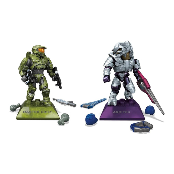 Mega Construx HALO PRO BUILDERS MASTER CHIEF VS ARBITER Guia De Inicio Rapido