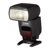 Canon SPEEDLITE 580EX II Manual De Instrucciones