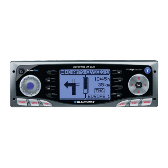 Blaupunkt TravelPilot DX-R70 Manuales