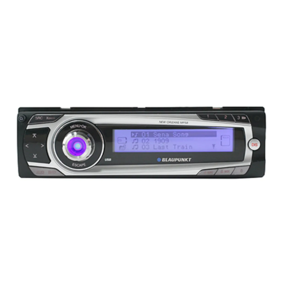 Blaupunkt New Orleans MP58 Instrucciones De Manejo