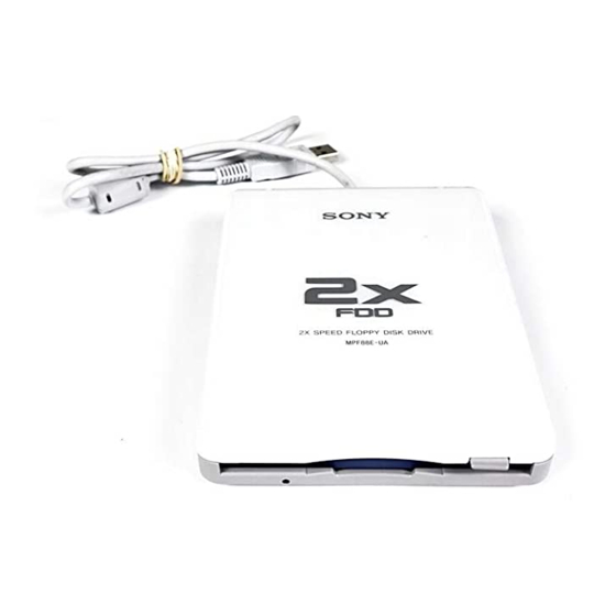 Sony MPF88E-UA Guía De Instrucciones