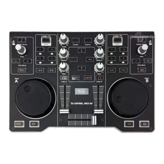 Hercules DJ CONTROL MP3 E2 Manual Del Usario
