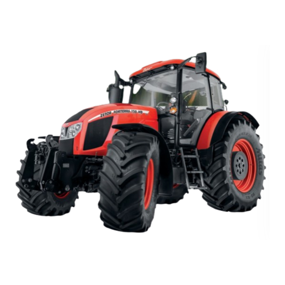 Zetor FORTERRA HD 130 Instrucciones Para El Manejo Y El Mantenimiento