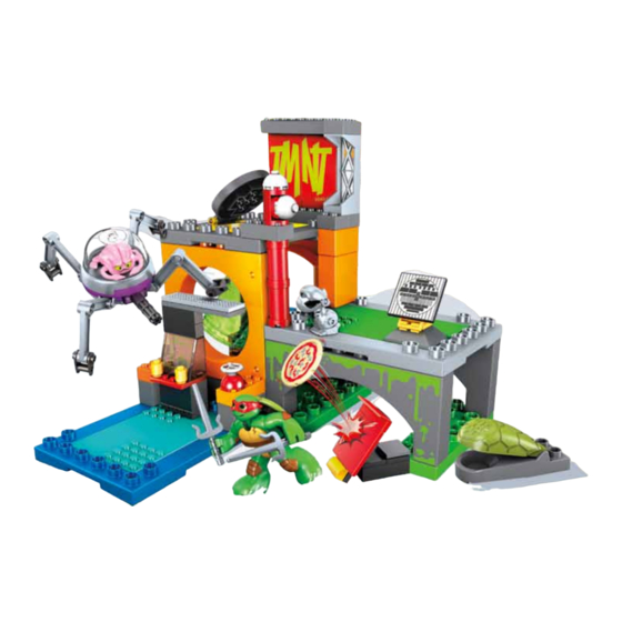 Mega Bloks TEENAGE MUTANT NINJA TURTLES D-DMX12-01 Manual De Instrucciones