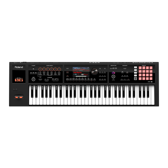 Roland FA-06 Manual De Referencia