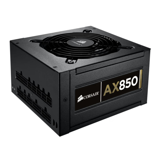 Corsair Professional Serie Manual Del Usuario