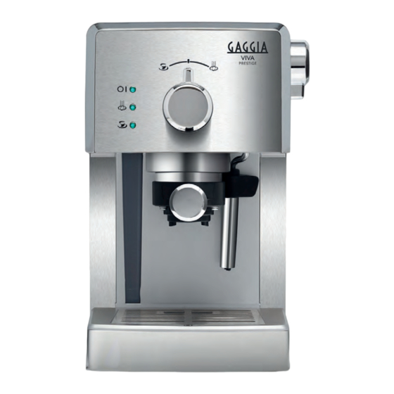 Gaggia Milano RI8437 Manual Del Usuario