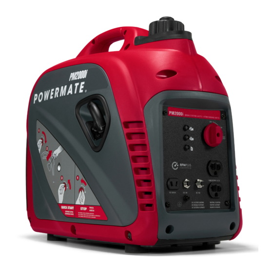 Powermate PM2000i Manual Del Propietário