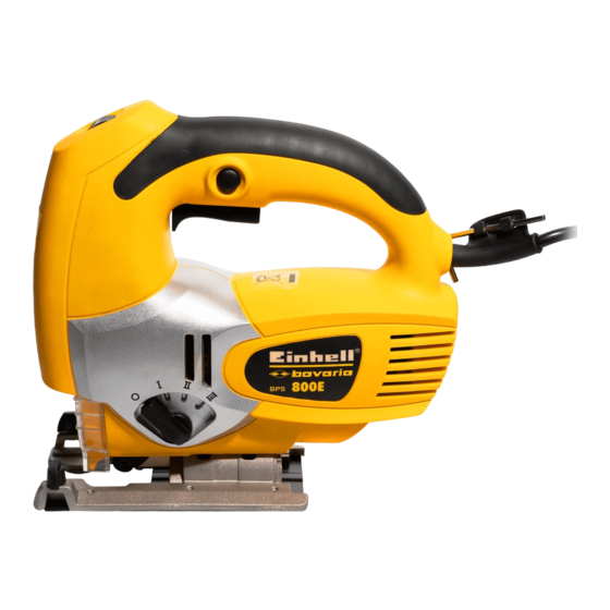 EINHELL Bavaria BPS 800 E Manual De Instrucciones