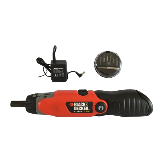 Black and Decker KC9036 Manuales