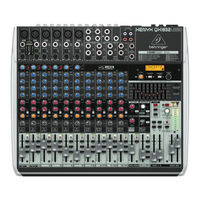 Behringer XENYX QX1832USB Guia De Inicio Rapido