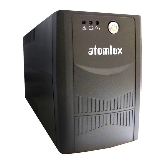 ATOMLUX UPS1500@ Manual De Uso