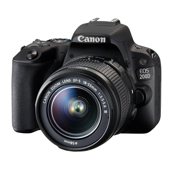 Canon EOS 200D Manual De Instrucciones