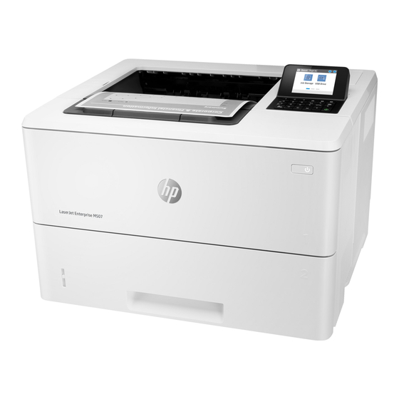 HP LaserJet Enterprise M507 Guia De Instalacion