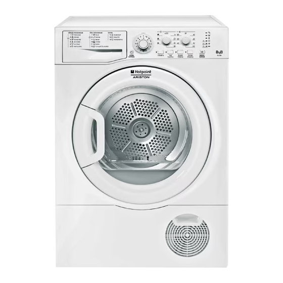 Hotpoint Ariston TCL 87 Folleto De Instrucciones
