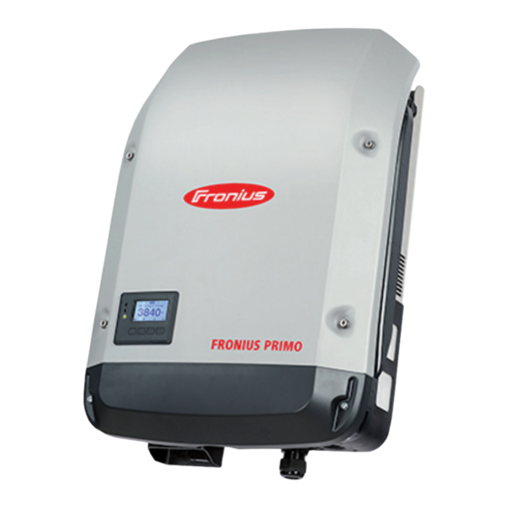 Fronius Primo Instrucciones De Instalación