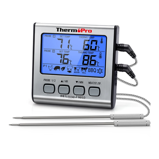 ThermoPro TP-17 Manual De Instrucciones