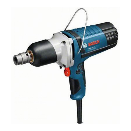 Bosch Professional GDS 18 E Manual Original