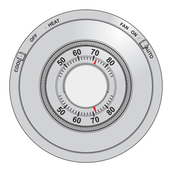 Honeywell Home T87N Manual De Uso