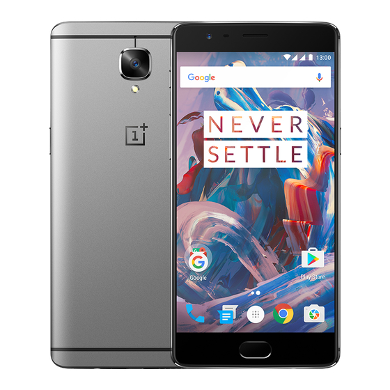 OnePlus 3 Guía De Usuario