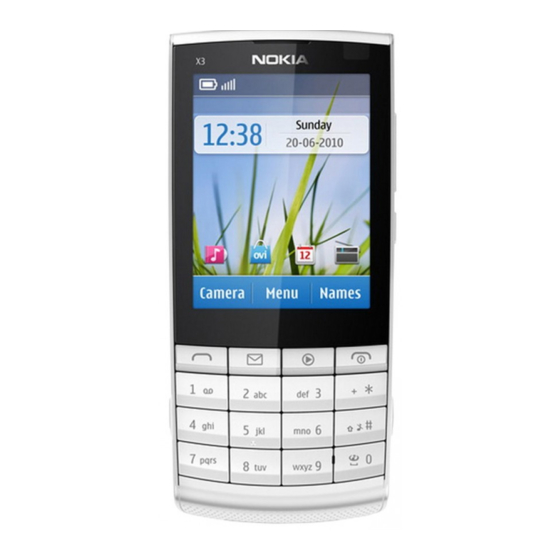 Nokia X3-02 Manual Del Usuario