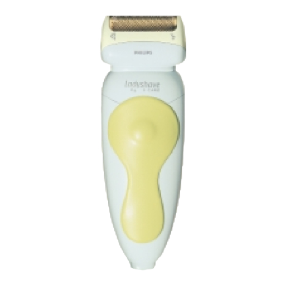 Philips ladyshave & care HP6336/37 Manuales