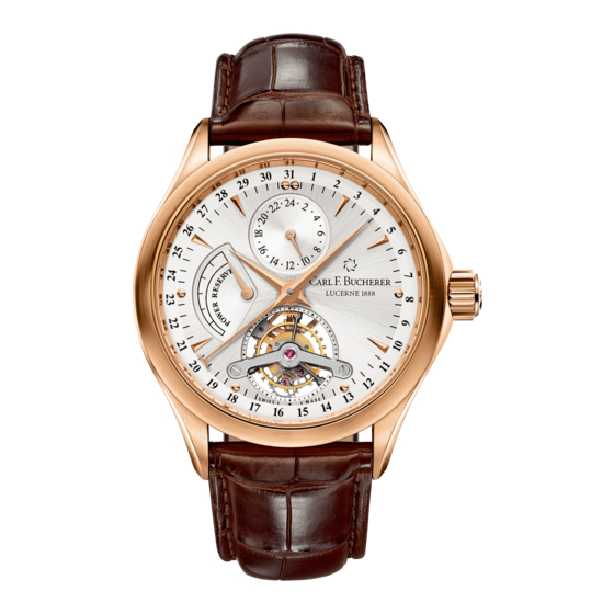 Carl F. Bucherer Manero tourbillo Instrucciones
