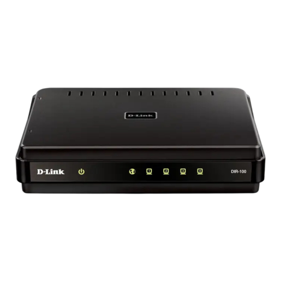 D-Link DIR-100 Guia De Instalacion