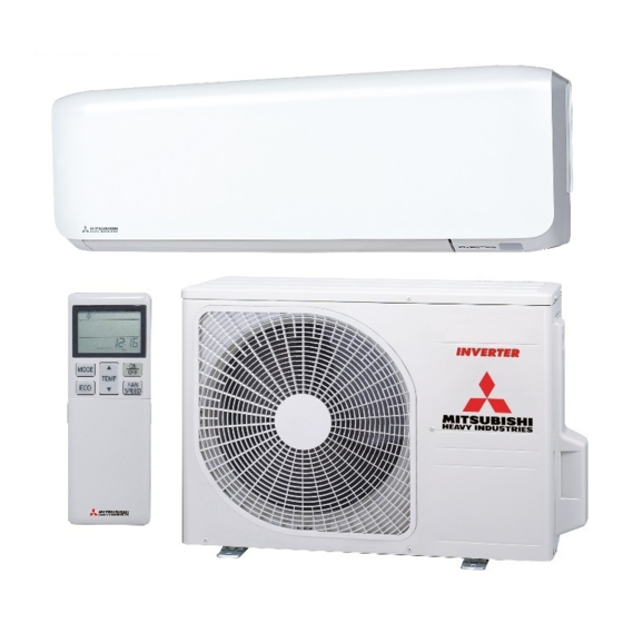 Mitsubishi Heavy Industries SRK15ZS-WF Guia Del Usuario