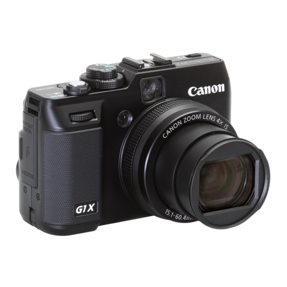 Canon PowerShot G1 X Guia Del Usuario
