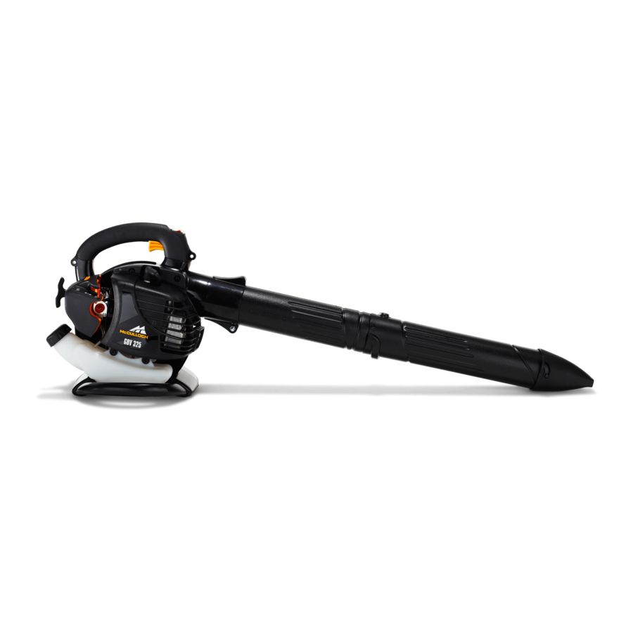 McCulloch Mac GBV 325 Manual De Instrucciones