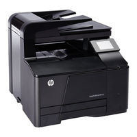 HP LaserJet Pro 200 COLOR MFP Serie Guia Del Usuario