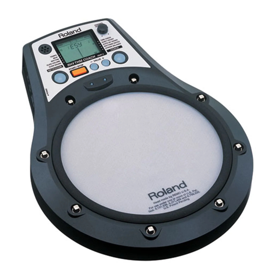 Roland RHYTHM COACH RMP-3 Manual Del Usuario