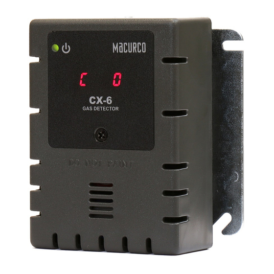 Macurco CX-6 Instrucciones De Uso