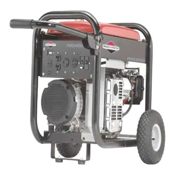 Briggs & Stratton PRO4000 Manuales