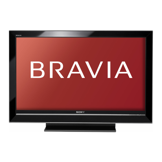 Sony BRAVIA KDL-40V3000 Manual De Instrucciones