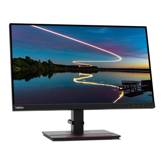 Lenovo ThinkVision T24m-20 Manual De Instrucciones
