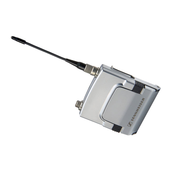 Sennheiser SK 5012 Instrucciones Para El Uso