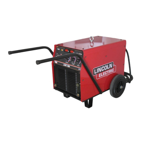 Lincoln Electric LINC 406 Manual De Instrucciones