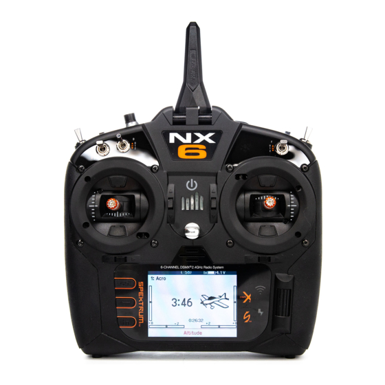 Spektrum NX6 Manual De Instrucciones