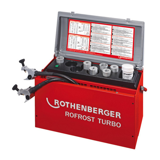 Rothenberger ROFROST TURBO Instrucciones De Uso