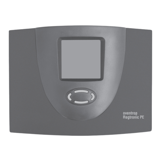 oventrop REGTRONIC PE Instrucciones De Uso