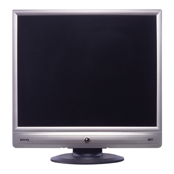 BenQ FP91V Manual Del Usuario