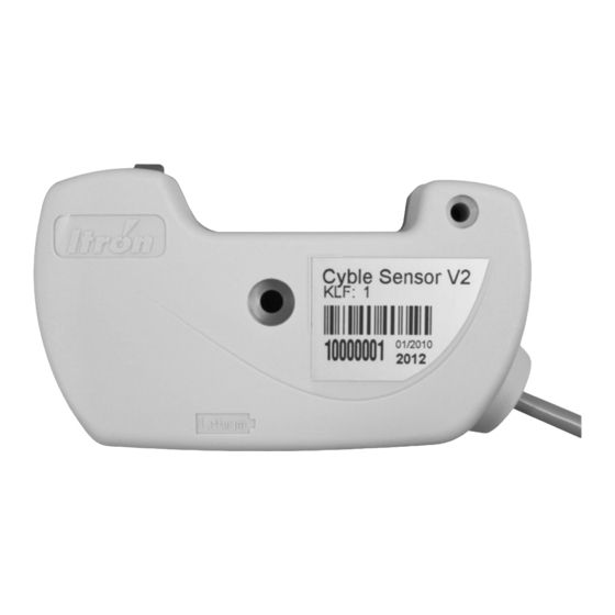 ITRON CYBLE SENSOR V2 INSTRUCCIONES DE INSTALACIÓN Descargar en PDF ManualsLib ITRON CYBLE SENSOR V2 INSTRUCCIONES DE INSTALACIÓN Descargar en PDF ManualsLib