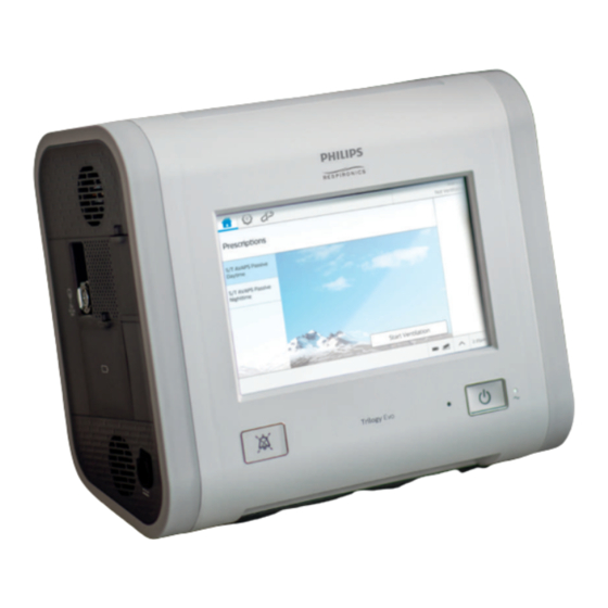 PHILIPS RESPIRONICS TRILOGY EVO MANUAL DE USARIO Descargar en PDF
