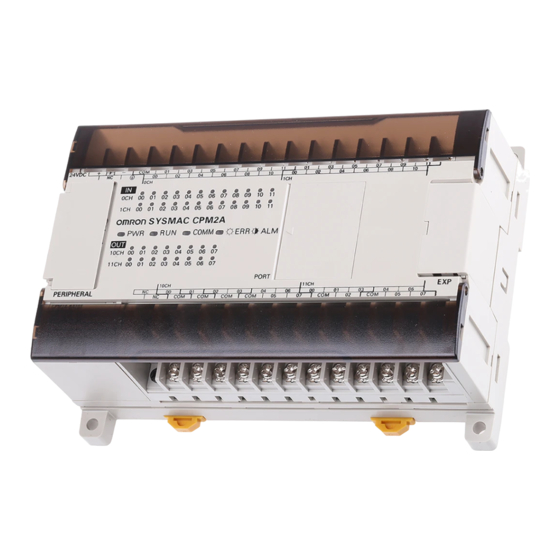 OMRON CPM2A MANUAL DEL USUARIO Descargar en PDF | ManualsLib