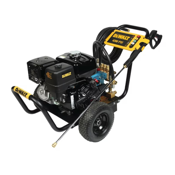 DeWalt DXPW60606 Manual De Instrucciones