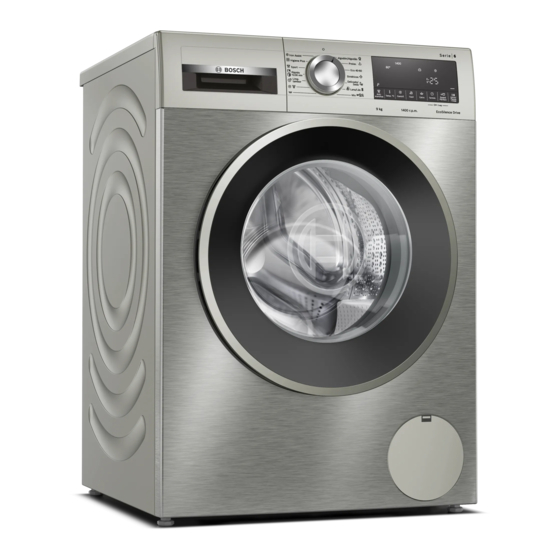 Bosch WGG1440XES Manual De Usuario E Instrucciones De Montaje